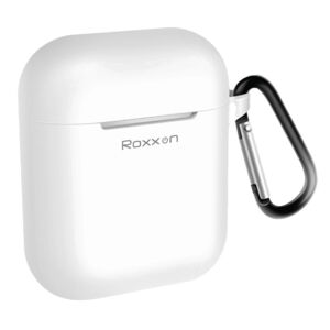 Roxxon Silicone Apple Airpods Case White Roxxon Silicone Apple Airpods Case White